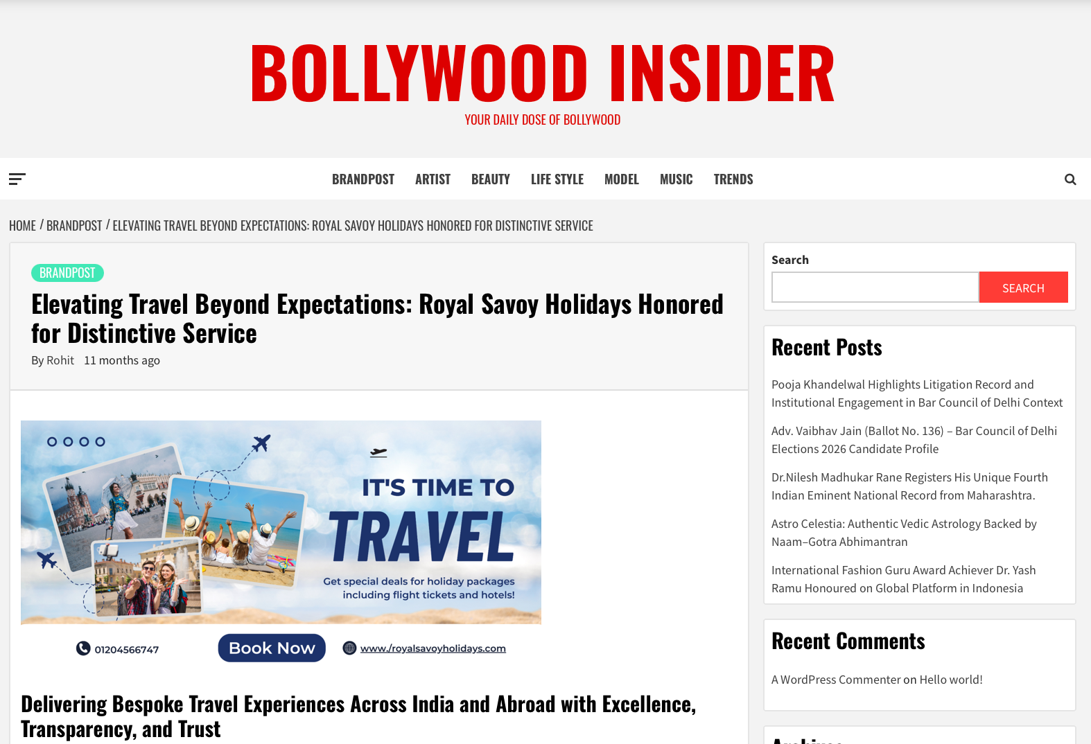 Bollywood Insider